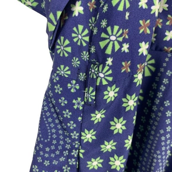 Wayward Fancies by eShakti Midi Dress Starburst Faux Wrap 16/18 See Measurements - Picture 8 of 13